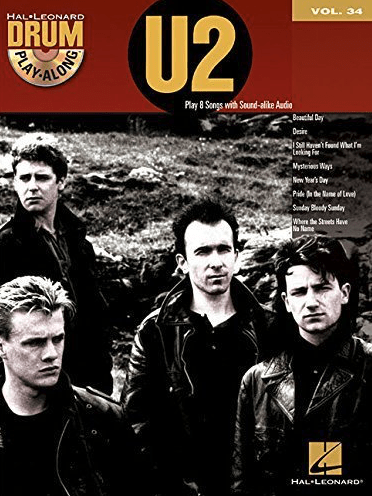 Hal Leonard Drum Play Along - U2 Vol.34