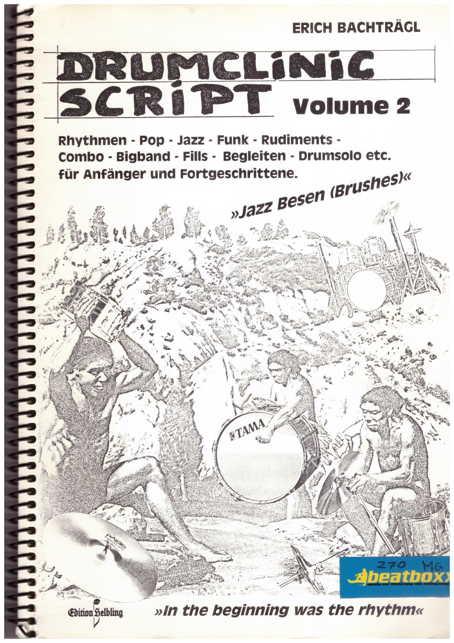 Drumclinic Script Vol. 2 "Jazz Besen" - Erich Bachträgl