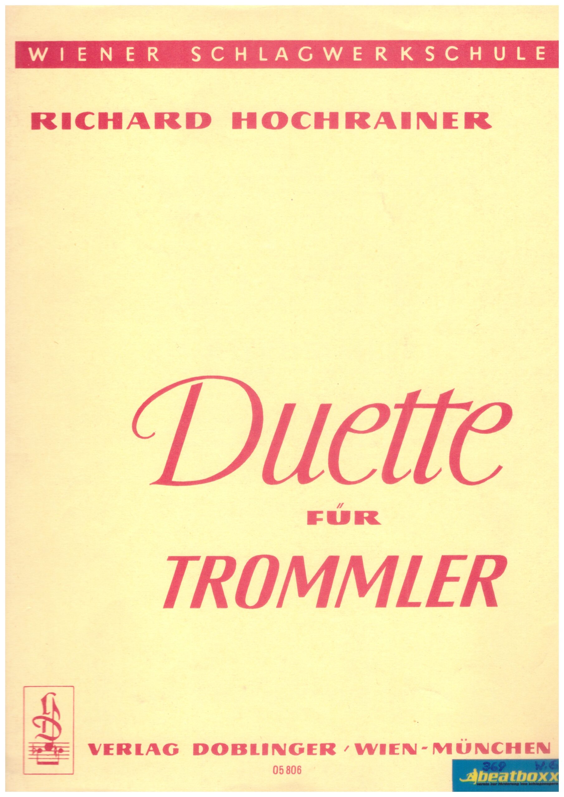 Richard Hochrainer - Duette für Trommler